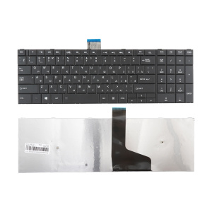 Клавиатура для ноутбука Toshiba Satellite C55-A, чёрный, маленький Enter, RU