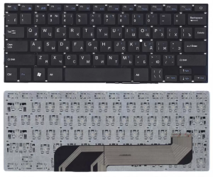 Клавиатура для ноутбука Prestigio Smartbook 141A, чёрная, RU