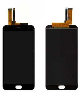 LCD дисплей для Meizu M2 Note в сборе с тачскрином (черный)