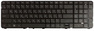 Клавиатура для ноутбука HP Pavilion DV7-4000, чёрная, маленький Enter, US