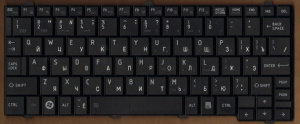 Клавиатура для ноутбука Toshiba Satellite NB200, чёрная, RU
