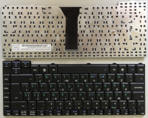 Клавиатура для ноутбука ASUS F2, чёрная, RU