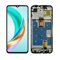 LCD дисплей для Huawei Honor X6b с тачскрином (черный) Оригинал в раме