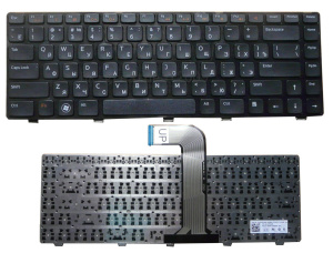 Клавиатура для ноутбука Dell Inspiron M5050, чёрная, с рамкой, RU