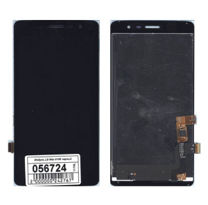 LCD дисплей для LG Max X155 в сборе с тачскрином (черный)