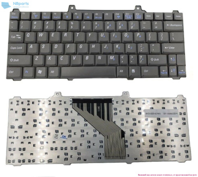 Клавиатура для ноутбука Dell 700M, чёрная, US