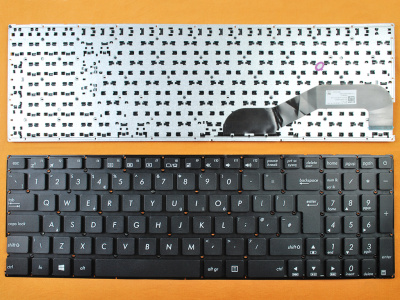 Клавиатура для ноутбука ASUS X540, R540, K540 чёрная, большой Enter, RU