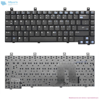 Клавиатура для ноутбука HP Pavilion DV4000, чёрная, US