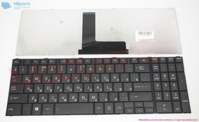 Клавиатура для ноутбука Toshiba Satellite C55-B, чёрная, RU