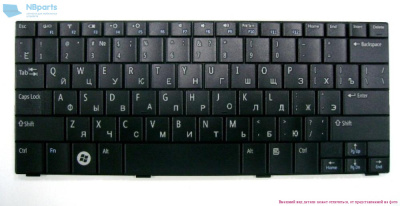 Клавиатура для ноутбука Dell Inspiron Mini 10, чёрная, RU