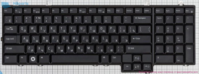 Клавиатура для ноутбука Dell Studio 1735, чёрная, большой Enter, RU