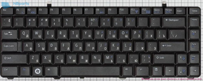 Клавиатура для ноутбука Dell Vostro 1015, чёрная, RU