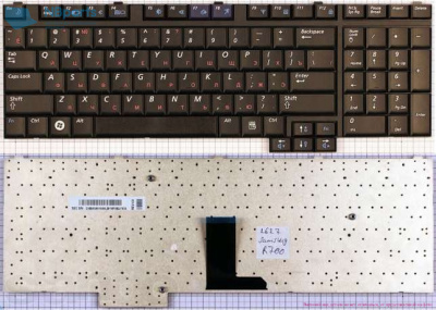Клавиатура для ноутбука Samsung R710, чёрная, RU