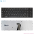 Клавиатура для ноутбука Lenovo IdeaPad Y570, чёрная, с серой рамкой, US