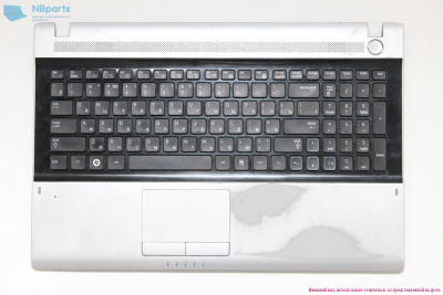 Верхняя часть корпуса (Palmrest) Samsung RV511, RV513 c клавиатурой БУ