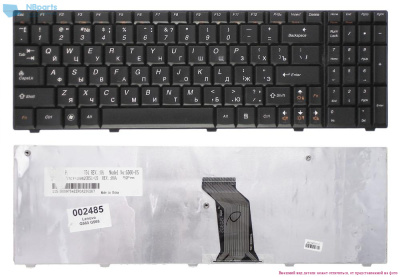 Клавиатура для ноутбука Lenovo IdeaPad G560, чёрная, RU