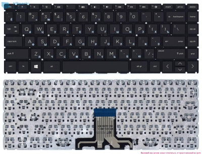 Клавиатура для ноутбука HP 240 G7, чёрная, RU