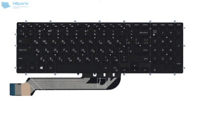 Клавиатура для ноутбука Dell G3 3587, Inspiron 15 5565, Vostro 15 3583, чёрная, RU