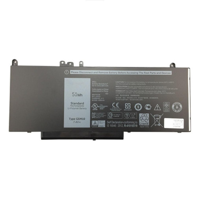 Аккумулятор (батарея) для ноутбука Dell Latitude 15 E5450 E5550 ver.2 7.4V 6460mAh