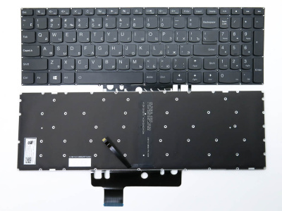 Клавиатура для ноутбука Lenovo IdeaPad 310S-15IKB, чёрная, с подсветкой, RU