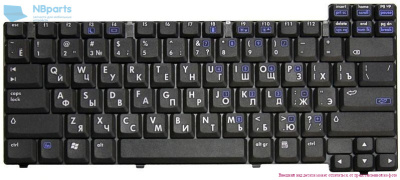 Клавиатура для ноутбука HP Compaq nx7400, чёрная, RU УЦЕНКА