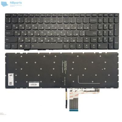 Клавиатура для ноутбука Lenovo IdeaPad 310-15ISK, чёрная, с подсветкой, RU