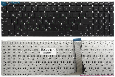 Клавиатура для ноутбука ASUS E502 R517, чёрная, RU