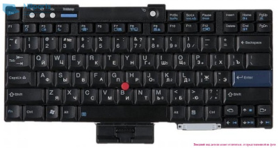 Клавиатура для ноутбука Lenovo ThinkPad T400, чёрная, RU