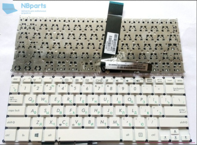 Клавиатура для ноутбука ASUS VivoBook F200 X200 белая, RU