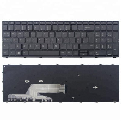 Клавиатура для ноутбука HP 450 G5 455 G5, чёрная, с рамкой, RU