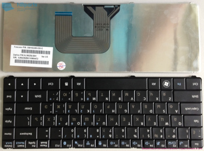 Клавиатура для ноутбука ASUS N20, чёрная, RU