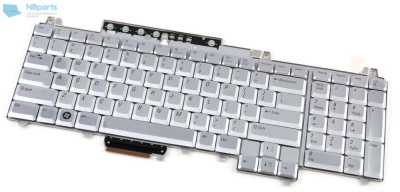 Клавиатура для ноутбука Dell Inspiron 1720, серебро, RU