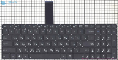 Клавиатура для ноутбука ASUS K56, чёрная, RU