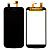 LCD дисплей для Nokia 1 в сборе с тачскрином Черный